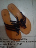 Sandalias negras